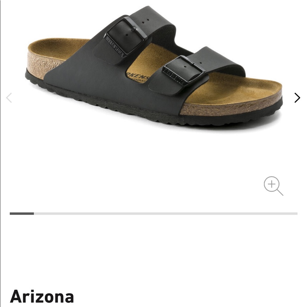 Birkenstock Arizona Sandals - Black - Size 39